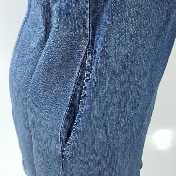 Kenneth Cole Reaction 🌸 Women sz S 🌸 Denim Jeans Dress 🌸 Long Sleeves Blue - Picture 4 of 12